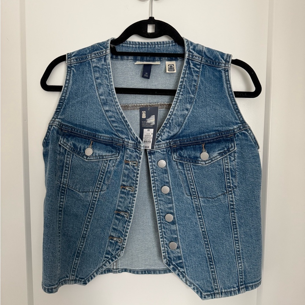 Target Classic Blue Denim Vest
